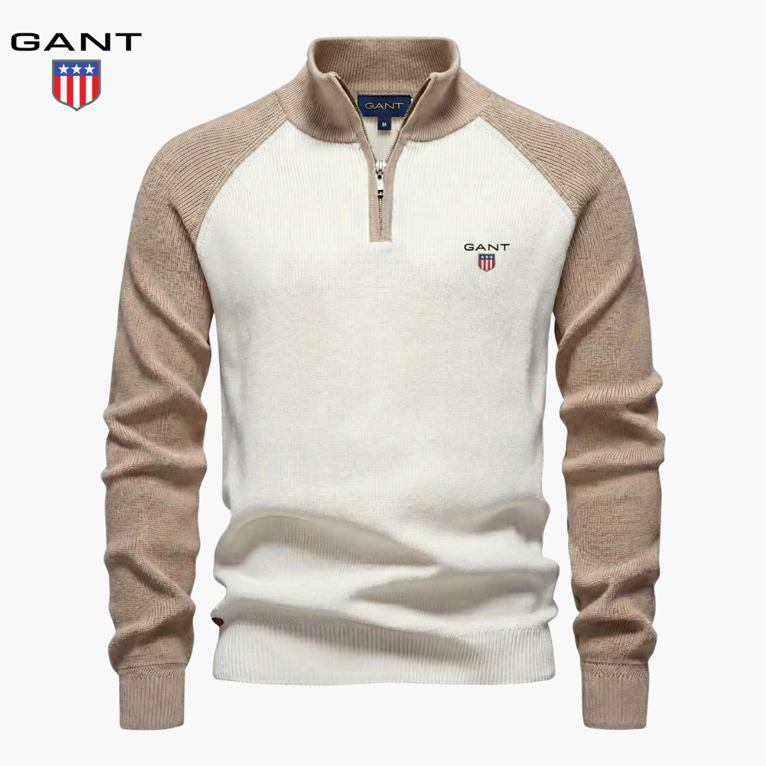 Refined Knit Half-Zip Sweater