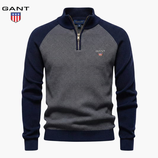 Refined Knit Half-Zip Sweater