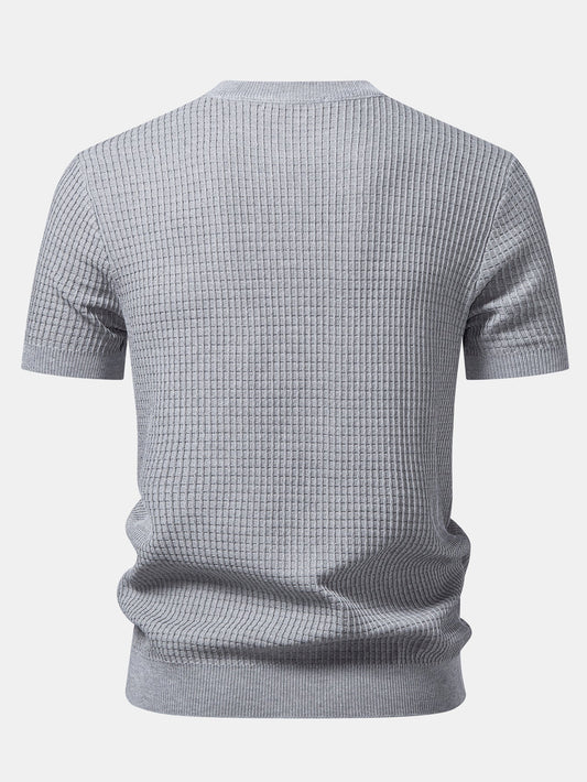 Waffle Knit T-Shirt