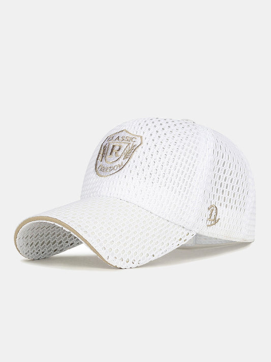 Adjustable Breathable Embroidered Men's Mesh Baseball Hat