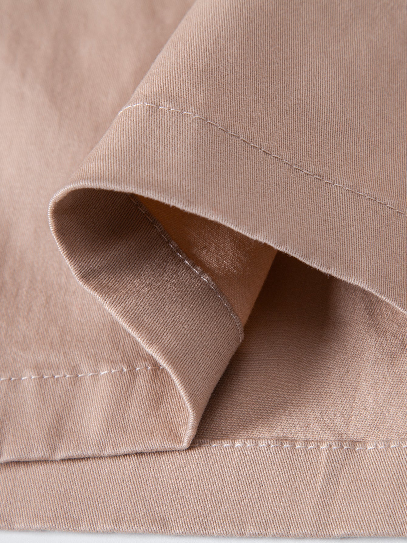 Elastic Waist Chino Shorts