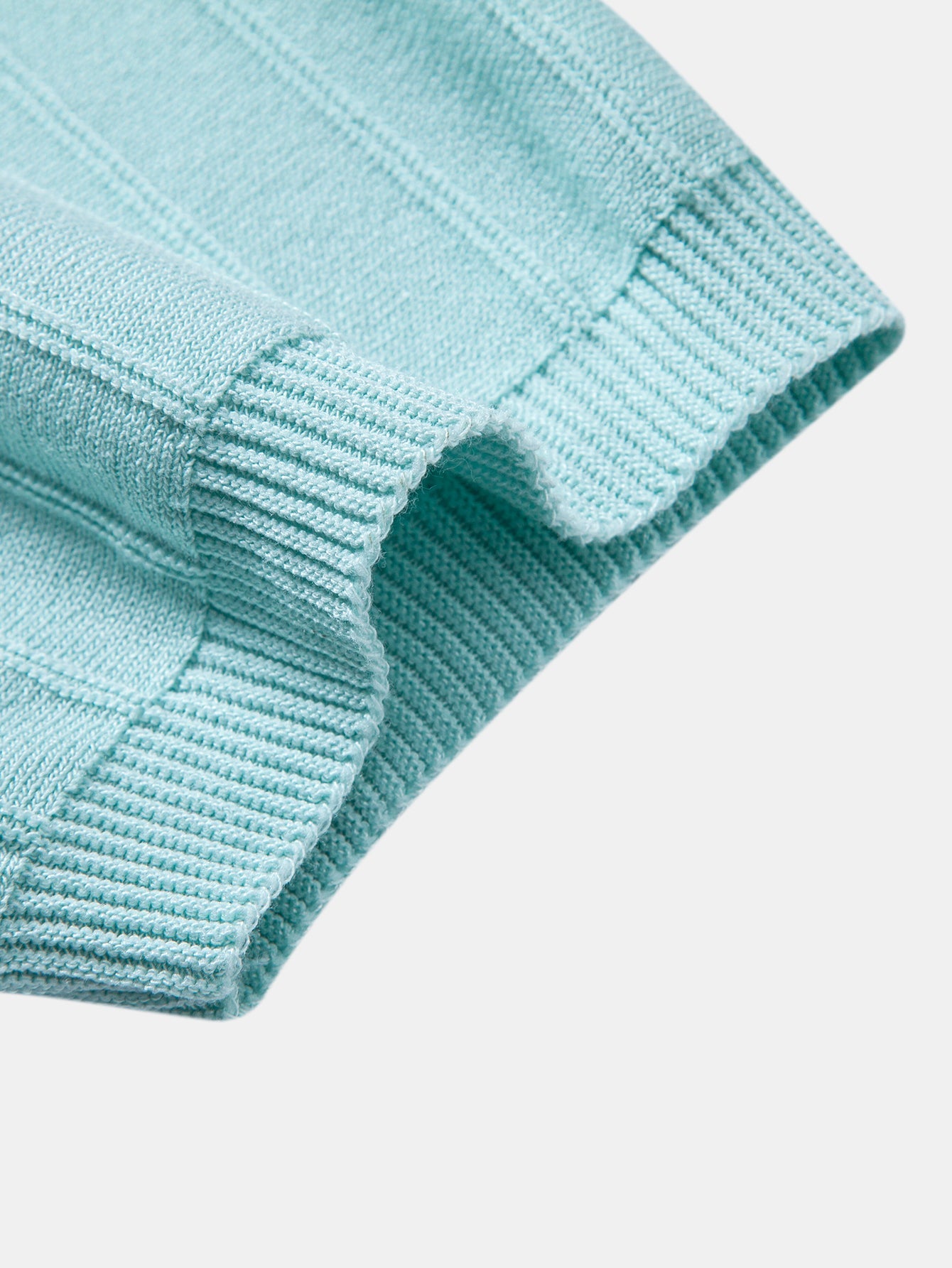 Stripe Johnny Collar Knit Polo