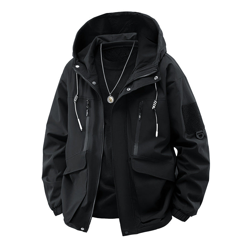 Men’s Versatile Water-Repellent Hooded Jacket