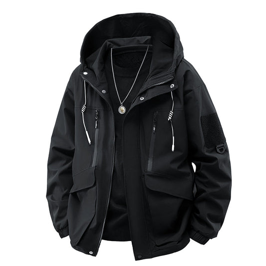 Men’s Versatile Water-Repellent Hooded Jacket