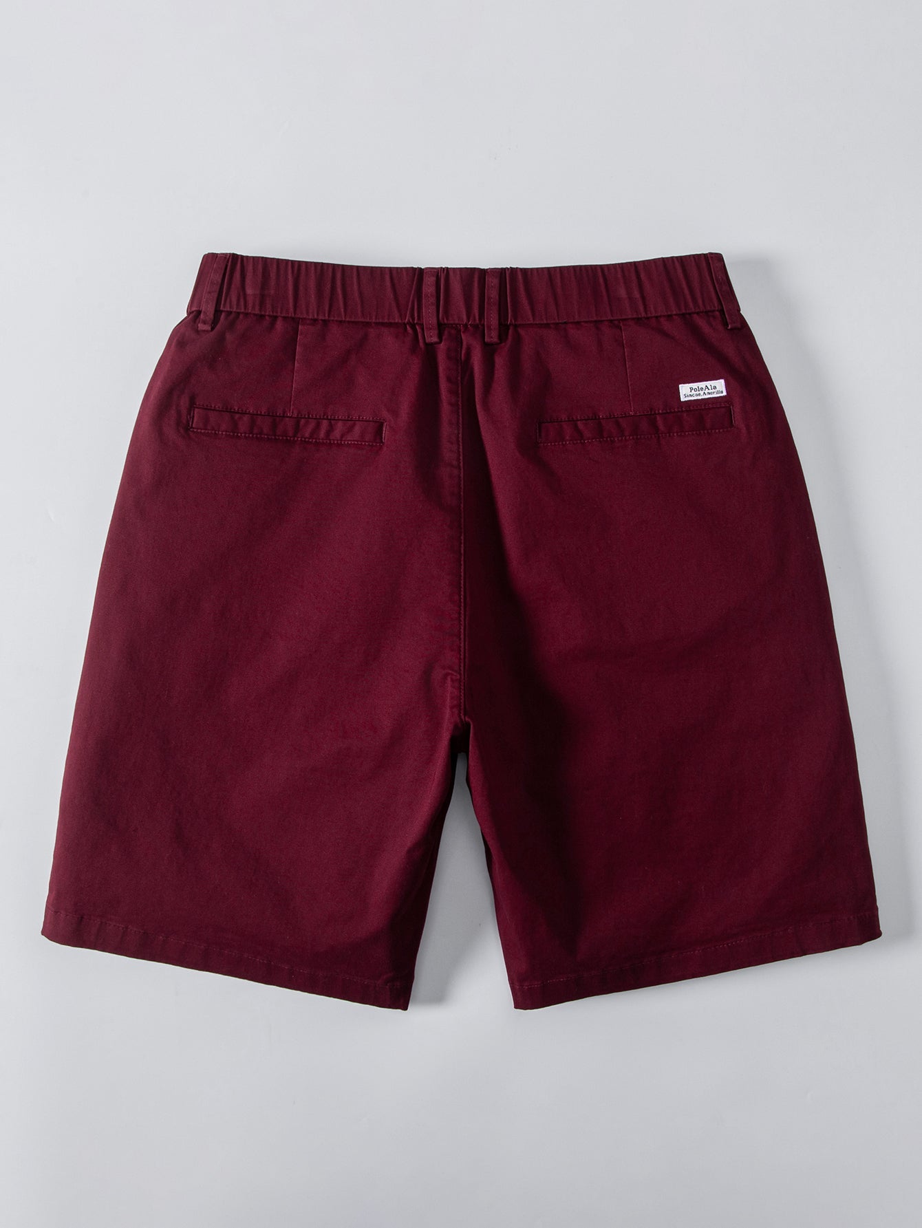 Elastic Waist Chino Shorts
