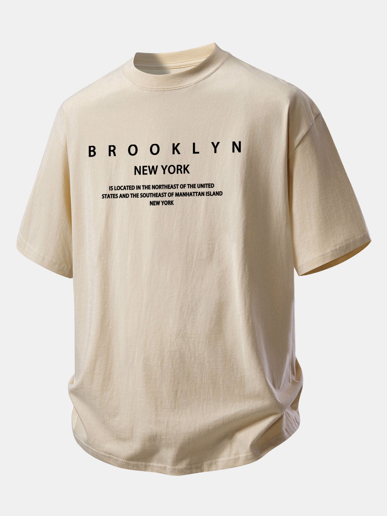 Relax Fit Brooklyn Print Cotton T-Shirt