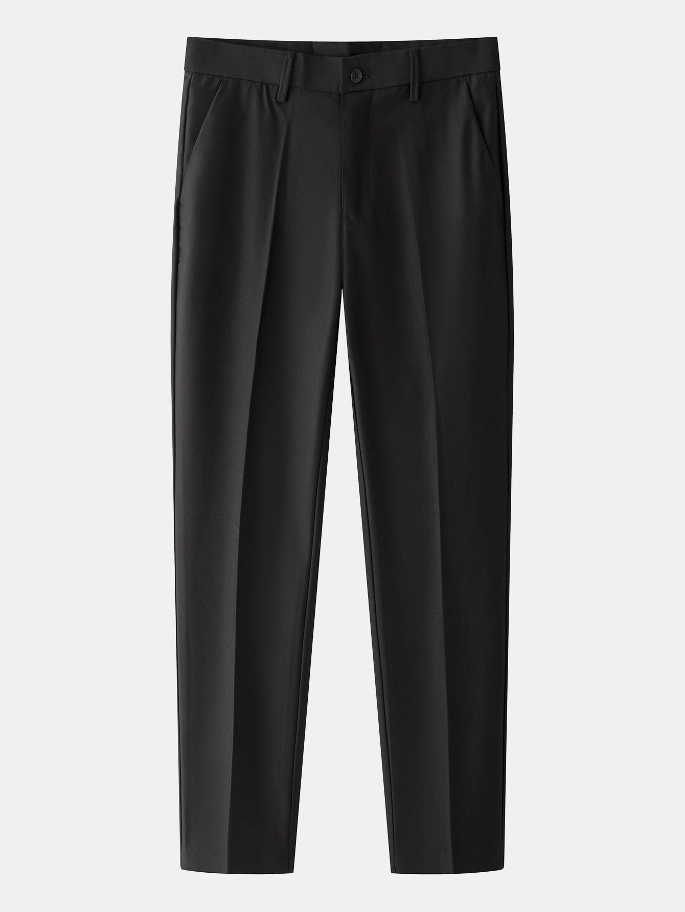 Contrast Trim Crew Neck Knit T-Shirt & Slim Fit Tapered Trousers