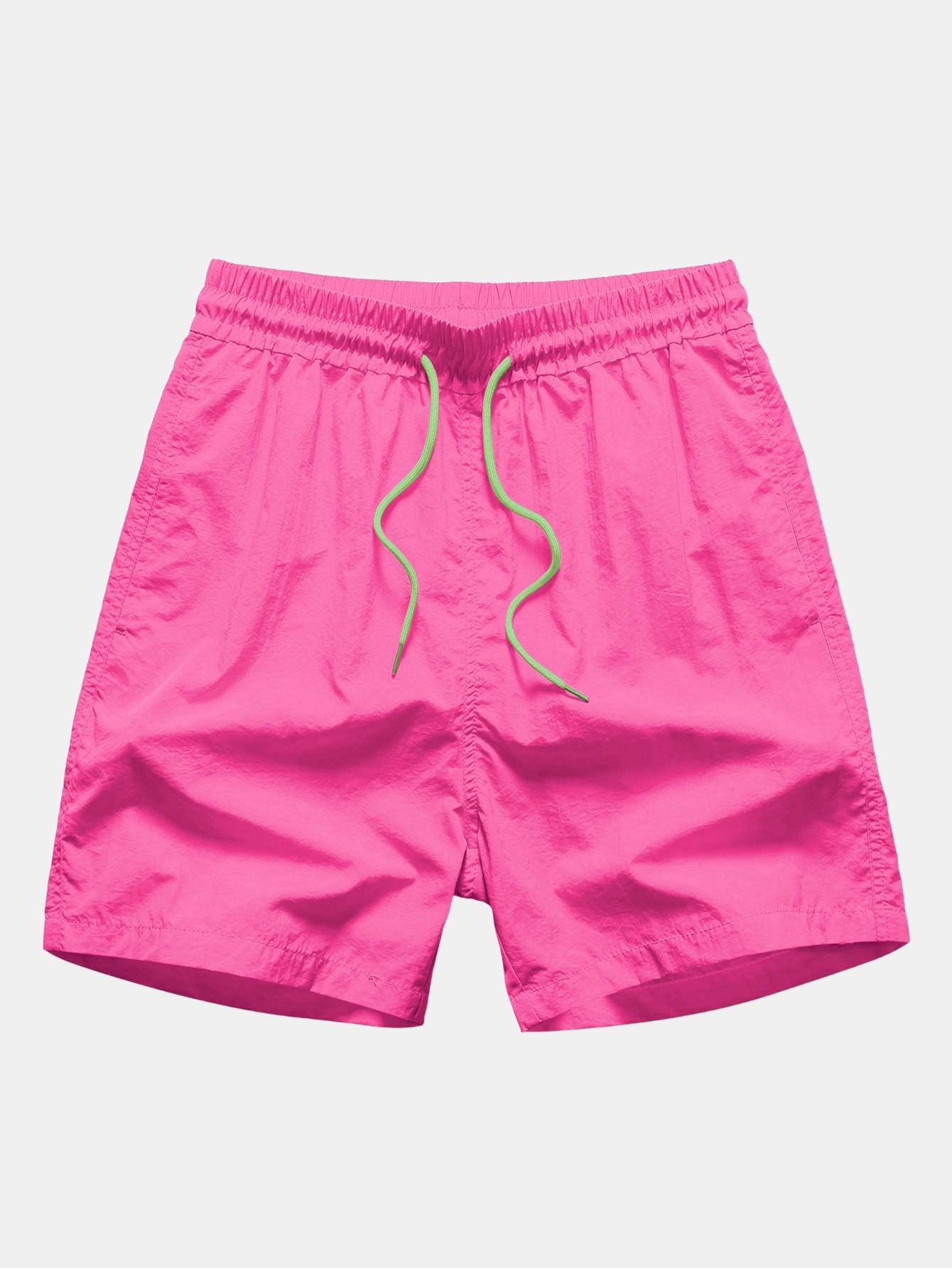 Colorful Leopard Print Button Up Shirt & Swim Shorts