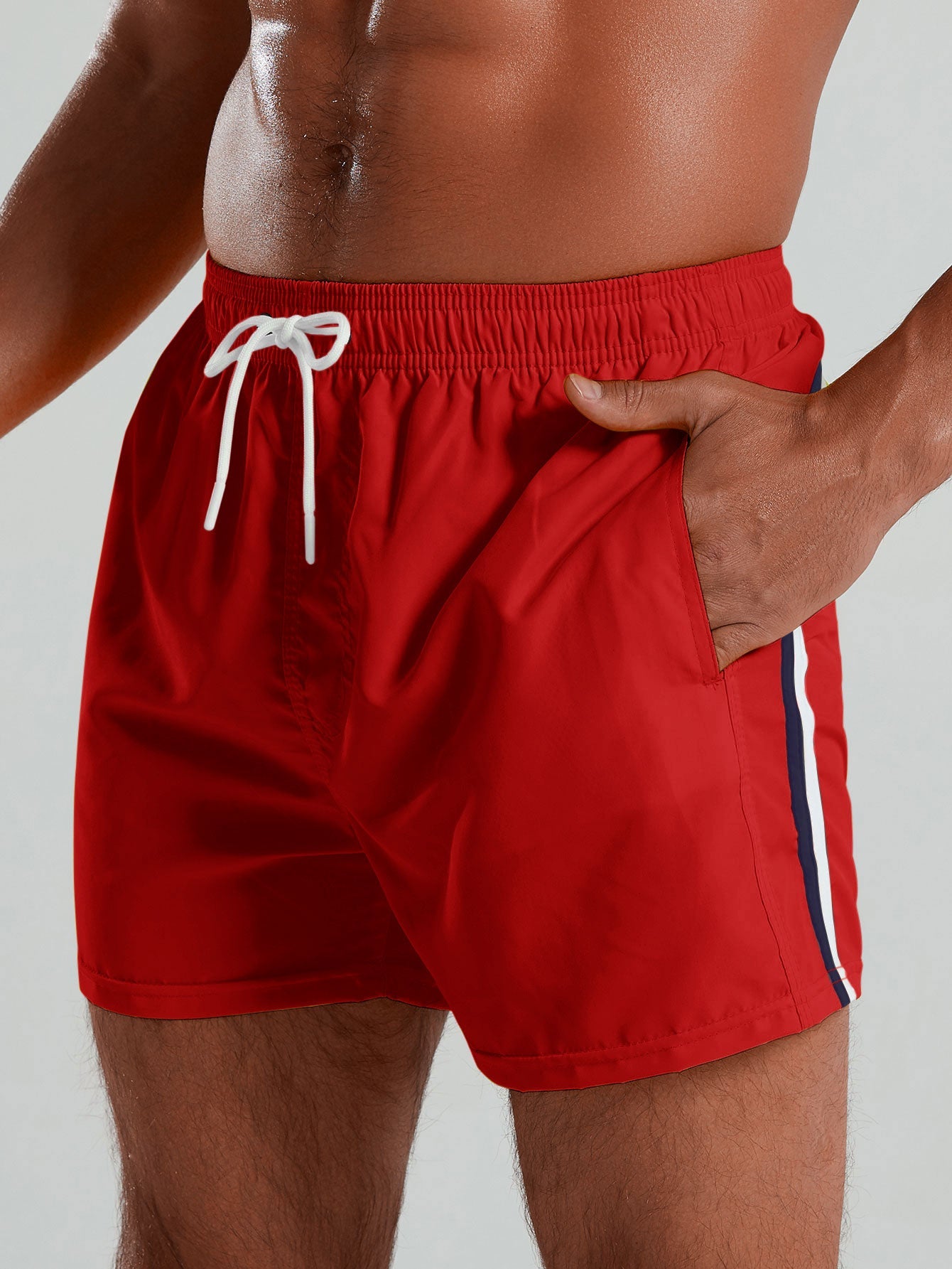 Contrast Trim 3" Swim Shorts