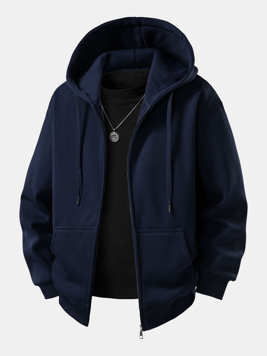 Basic Zip-Up Hoodie
