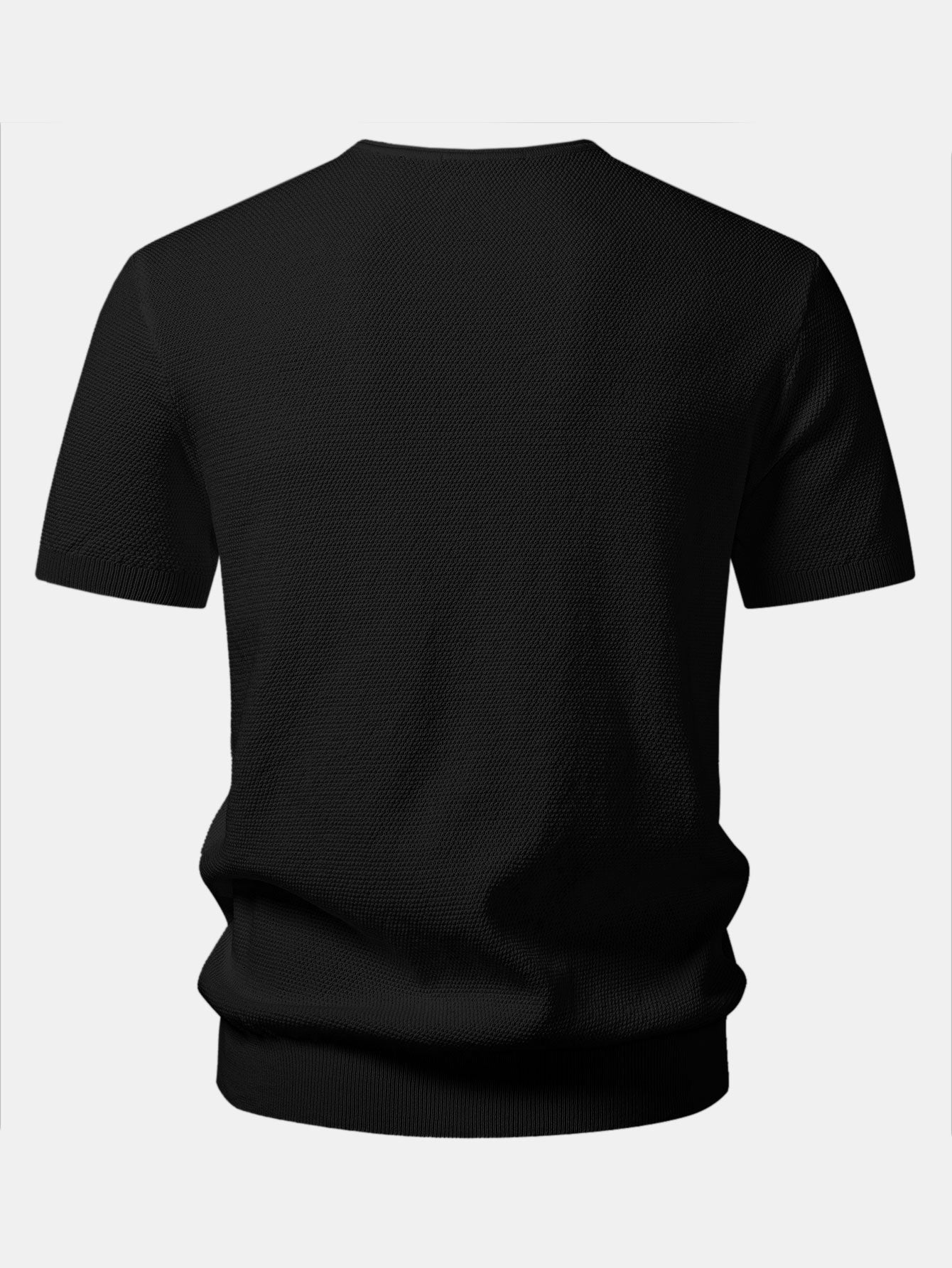 V-Neck Knit T-Shirt