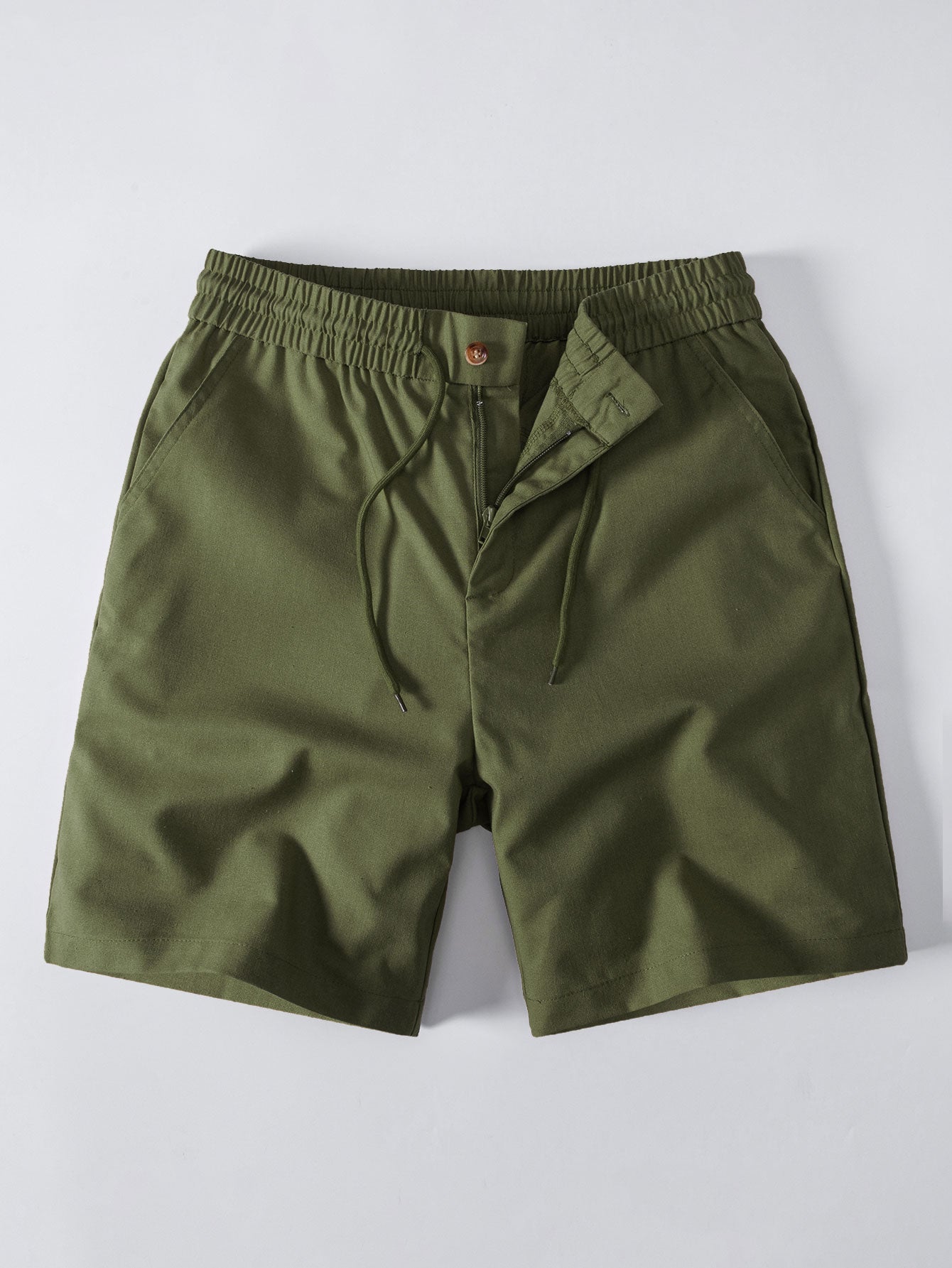 Linen Drawstring Shorts