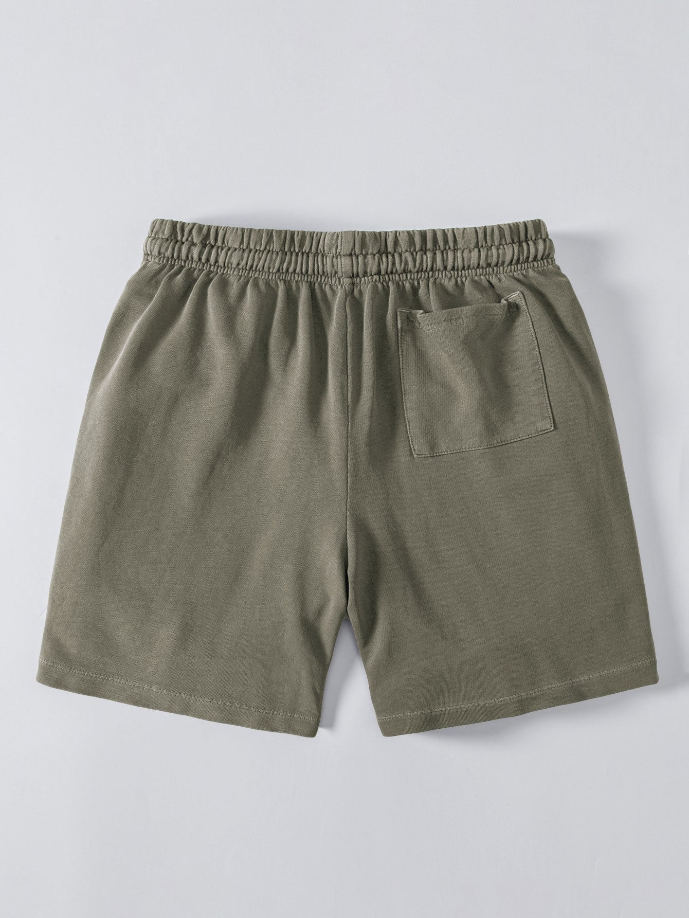 Washed Drawstring Shorts