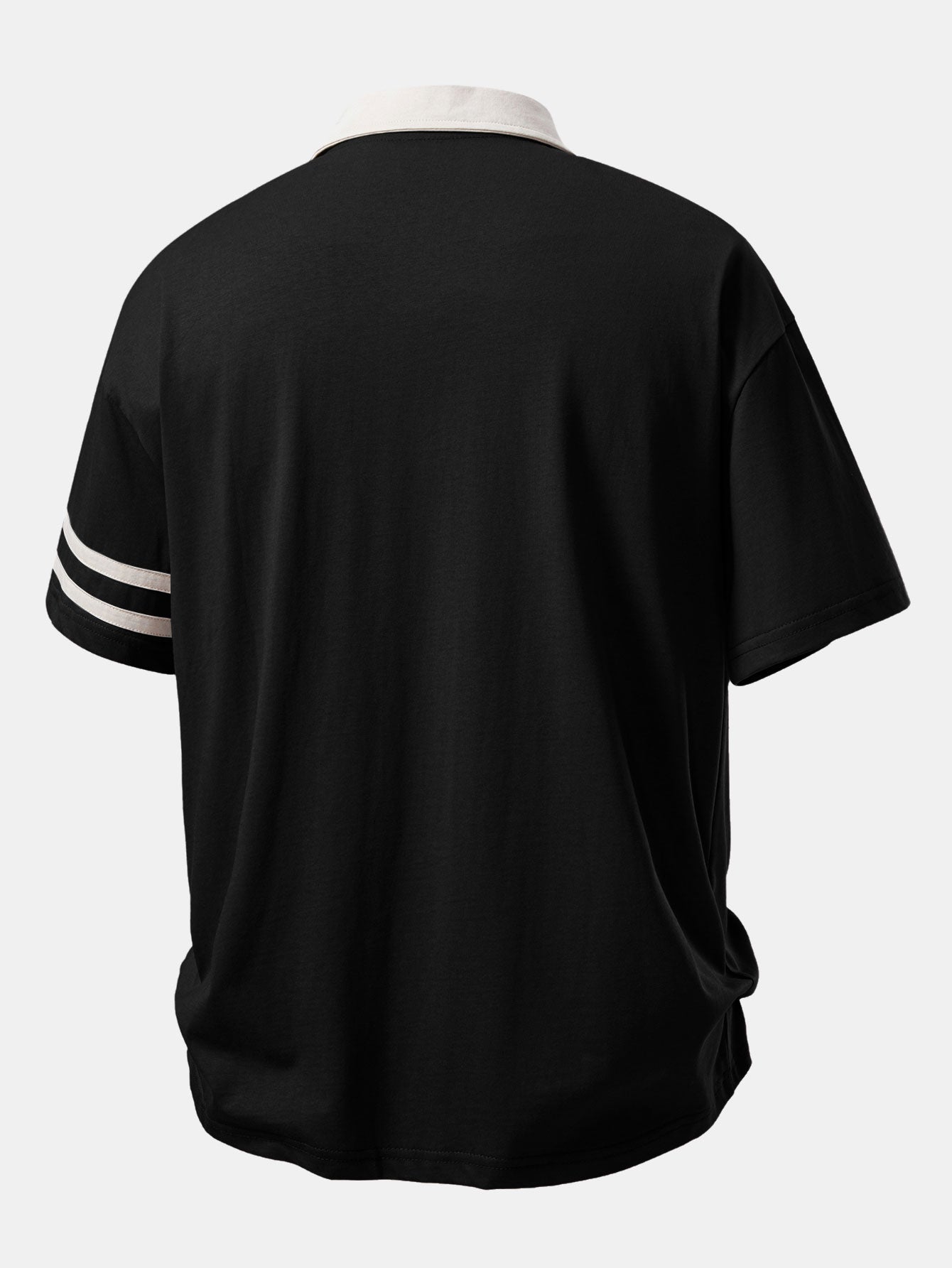 Relax Fit Contrast Collar Polo Shirt