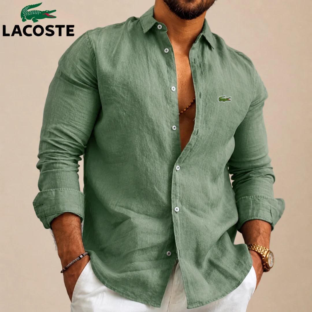 ™ Men's Relaxed Fit Linen Button-Up Shirt