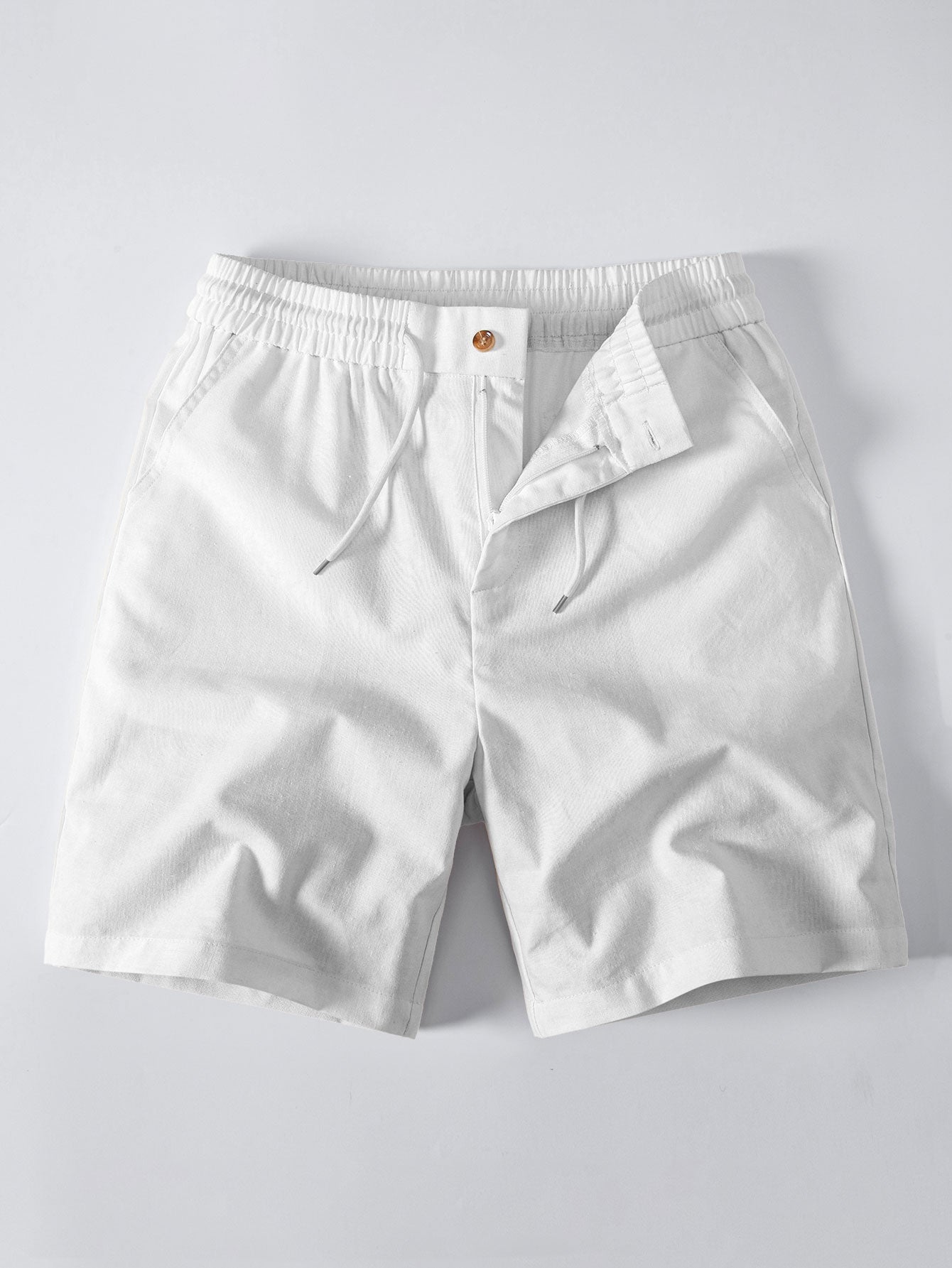 Linen Drawstring Shorts