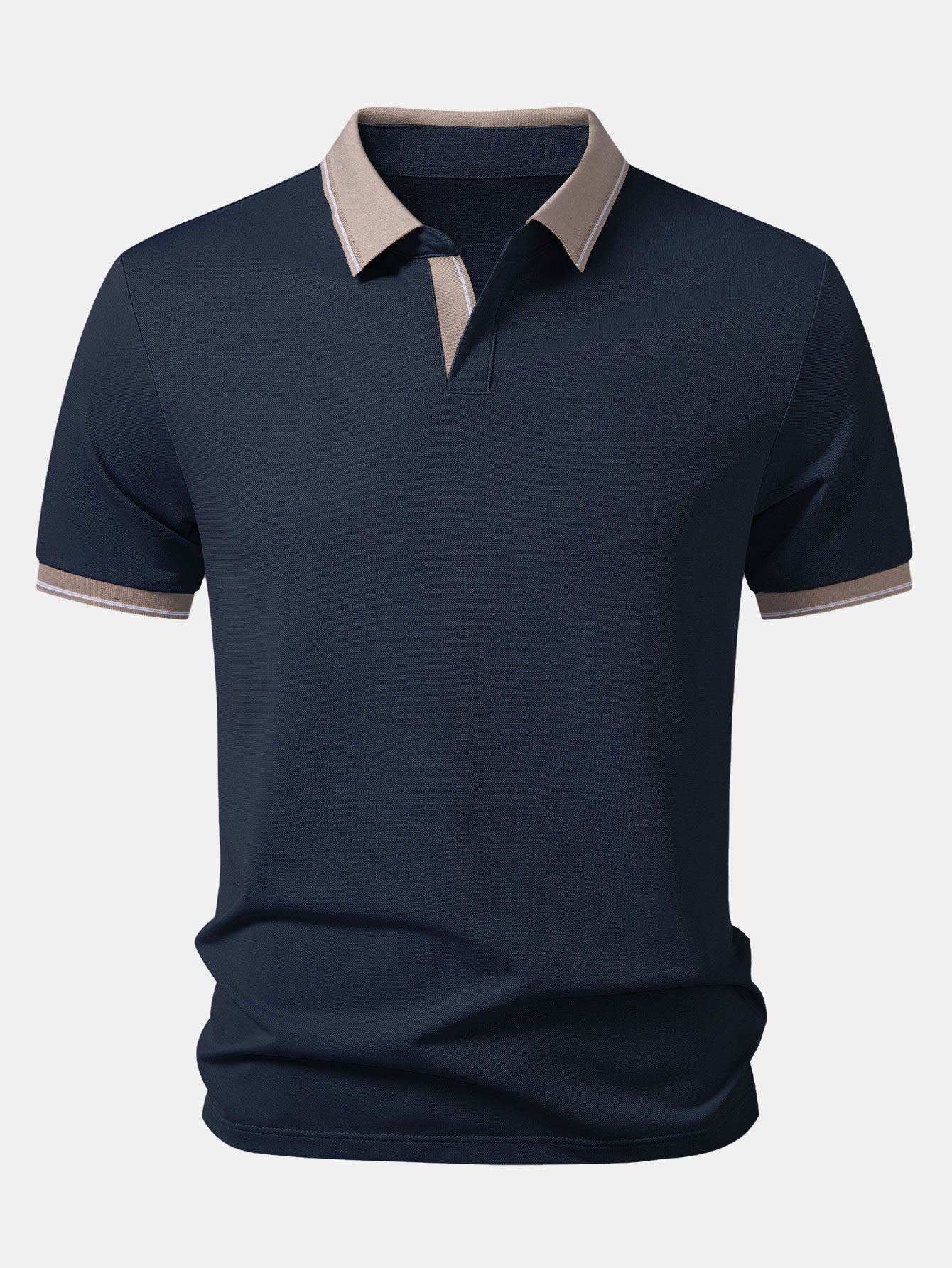 Contrast Johnny Collar Polo