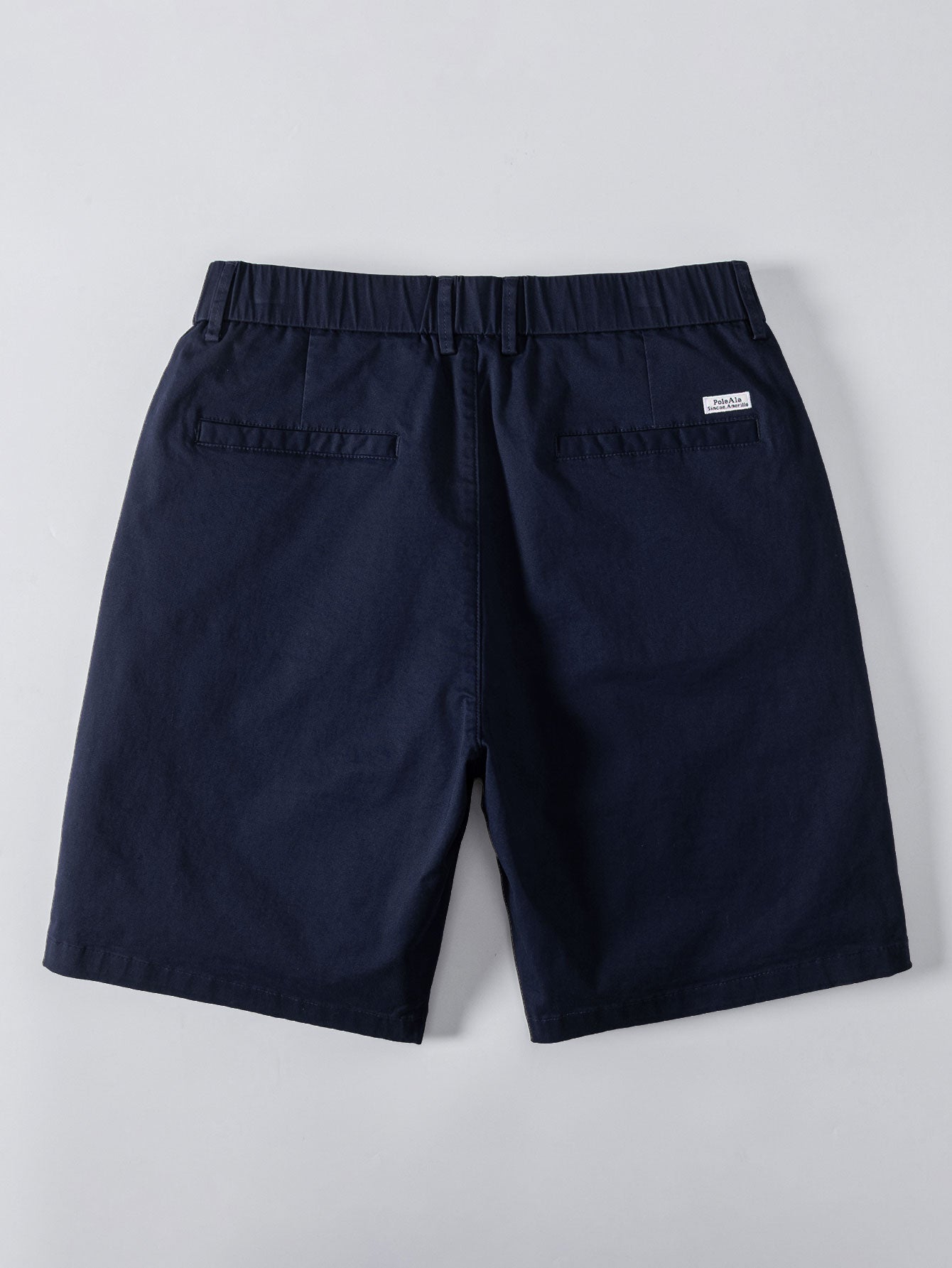 Elastic Waist Chino Shorts