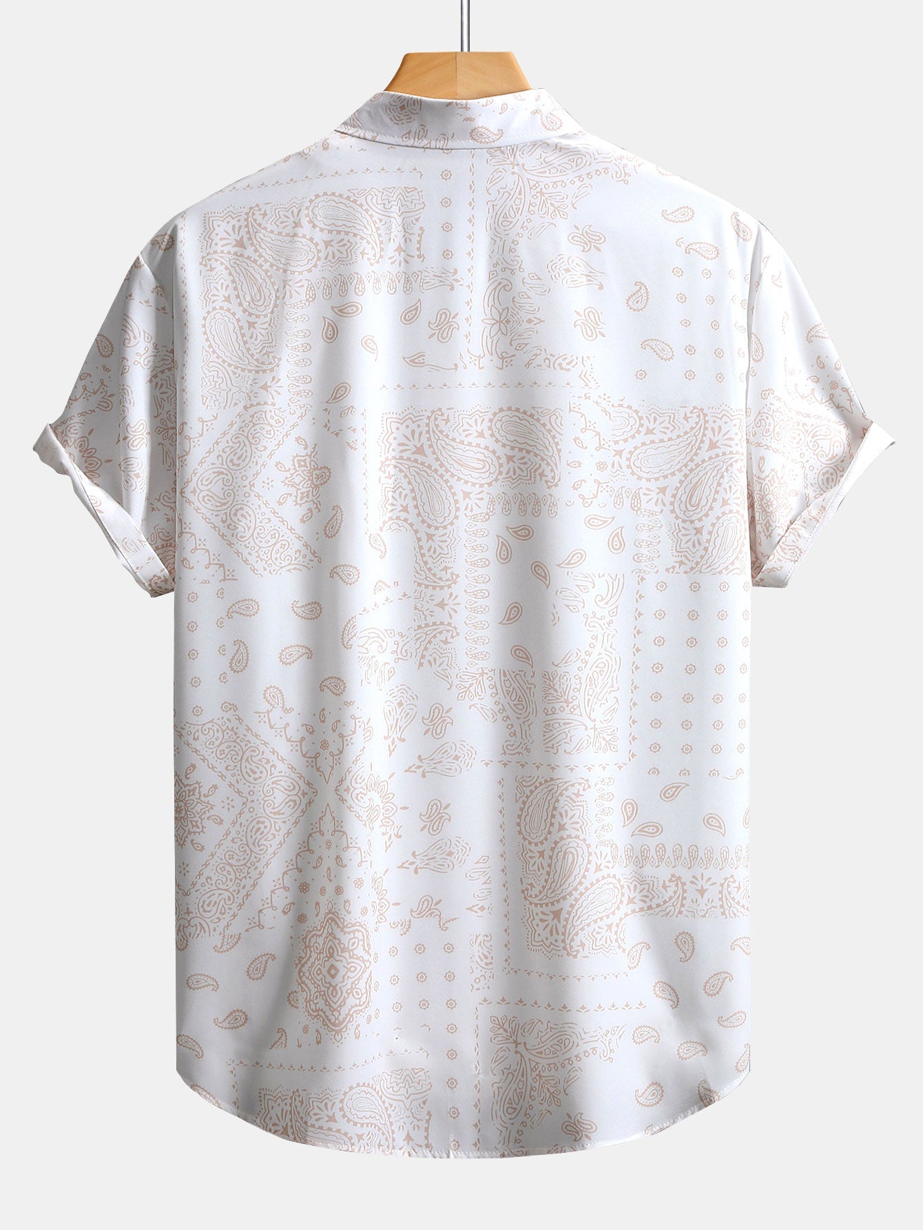 Paisley Print Button Up Shirt