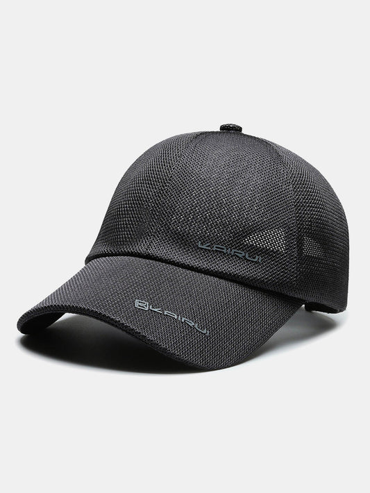 Solid Color Mesh Baseball Cap