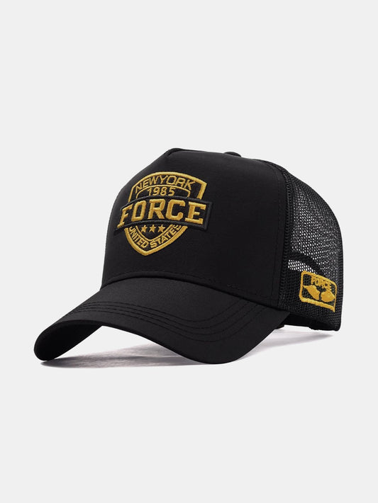 FORCE Letter Mesh Cap Outdoor Sun Hat