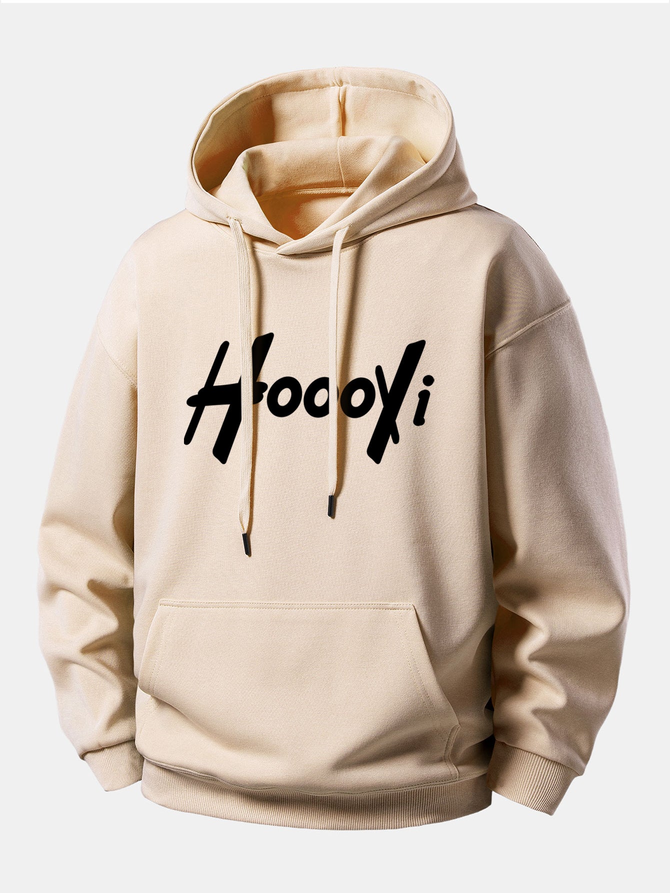 Hoooyi Print Relax Fit Hoodie