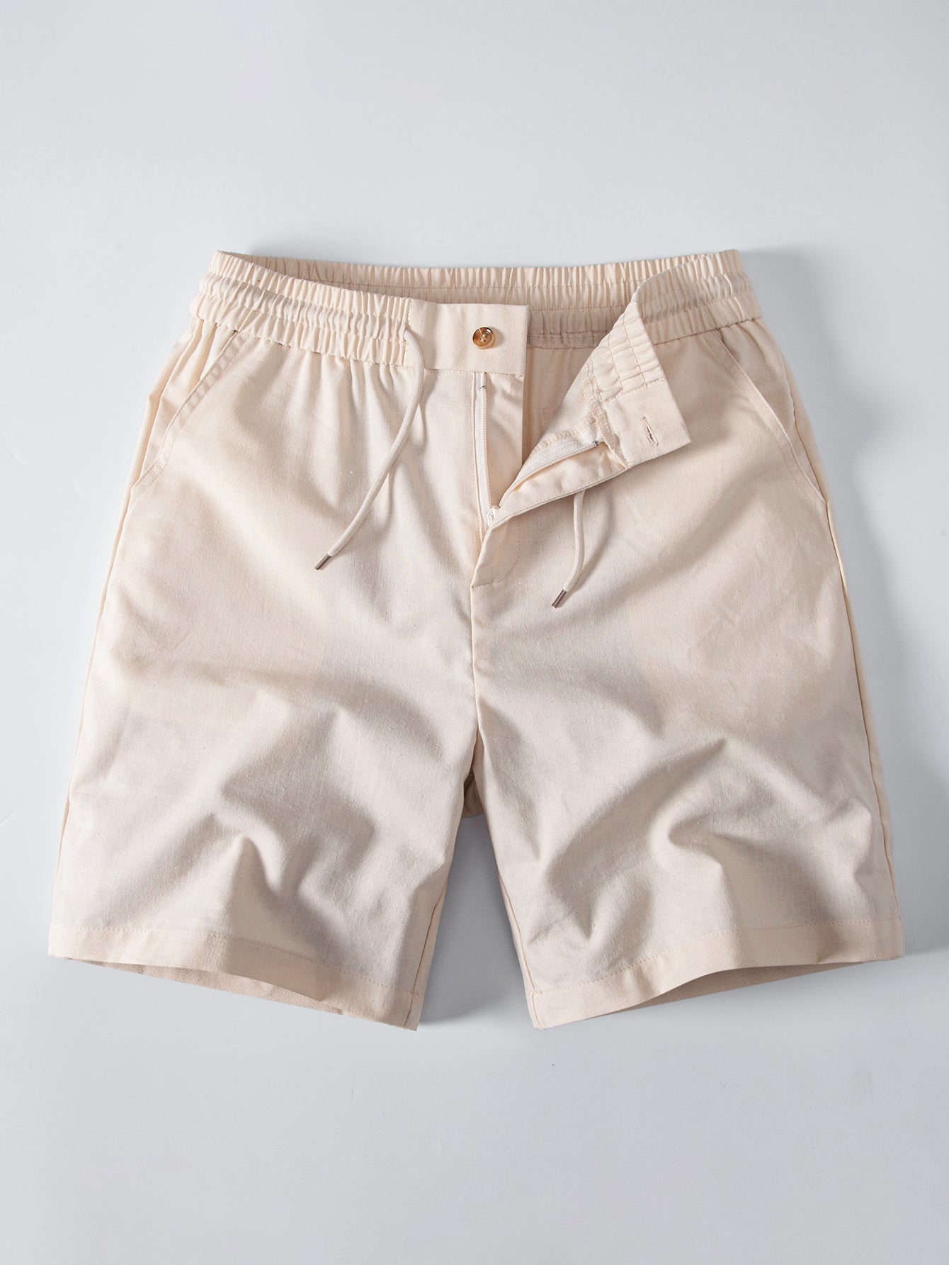 Linen Drawstring Shorts