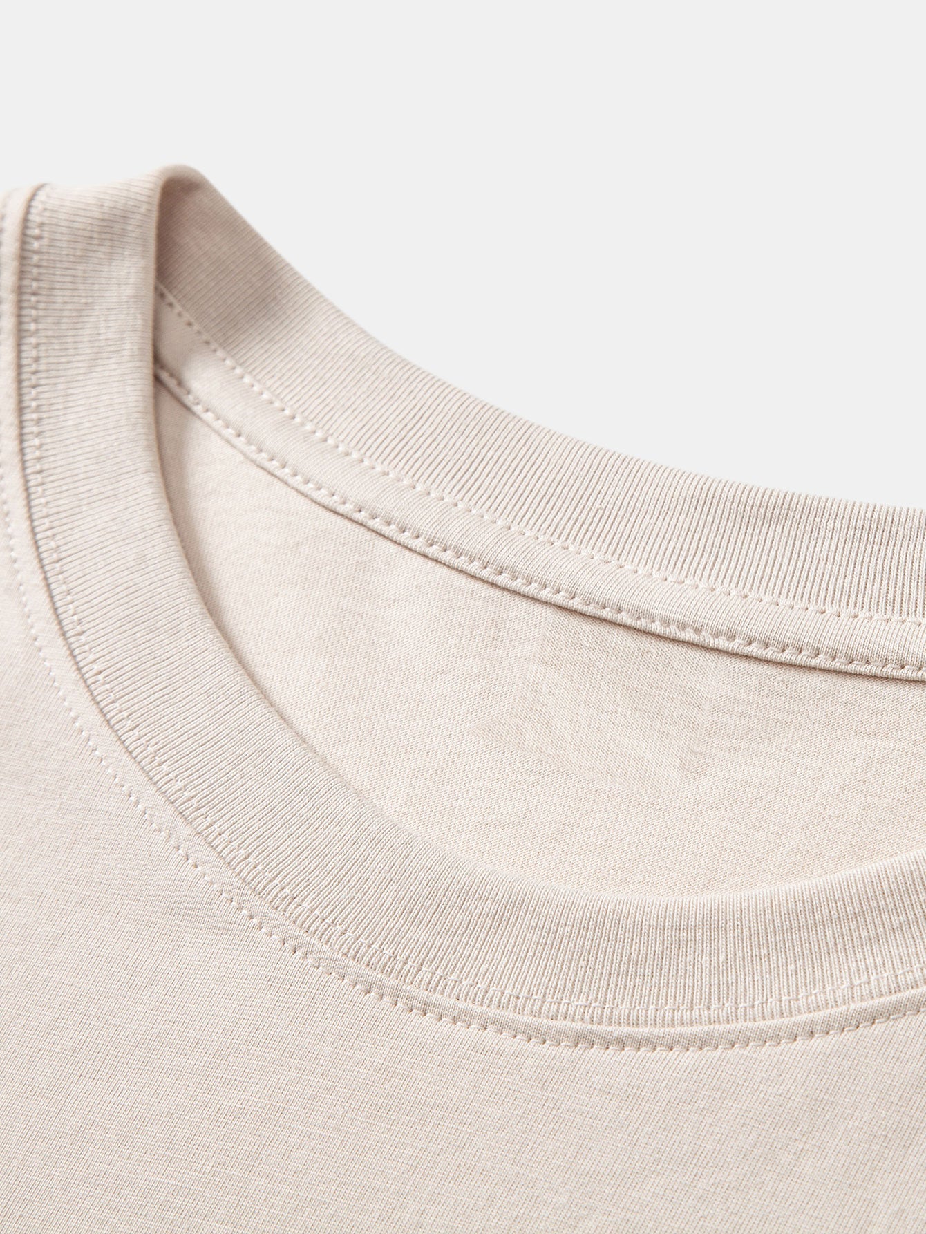 5 Pieces Basic Cotton Arc Hem T-Shirts