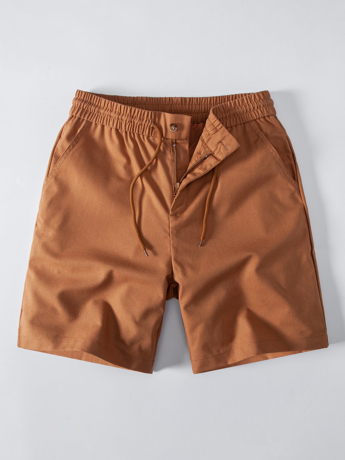 Linen Drawstring Shorts