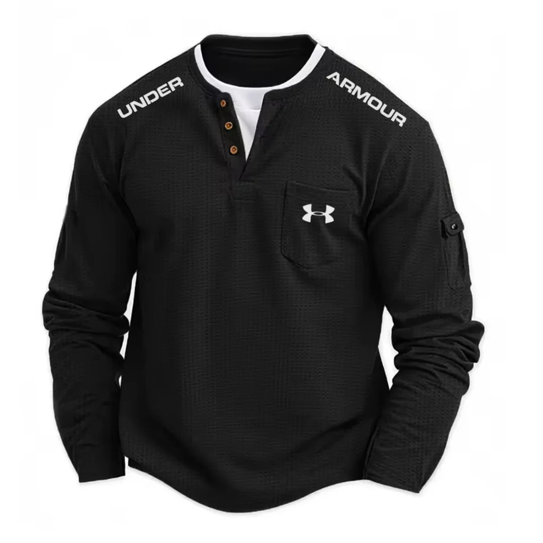 UA™ Men’s Waffle Knit Henley Shirt