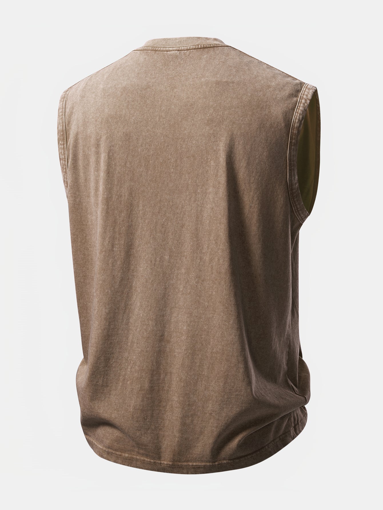 Washed Distressed Tank Top
