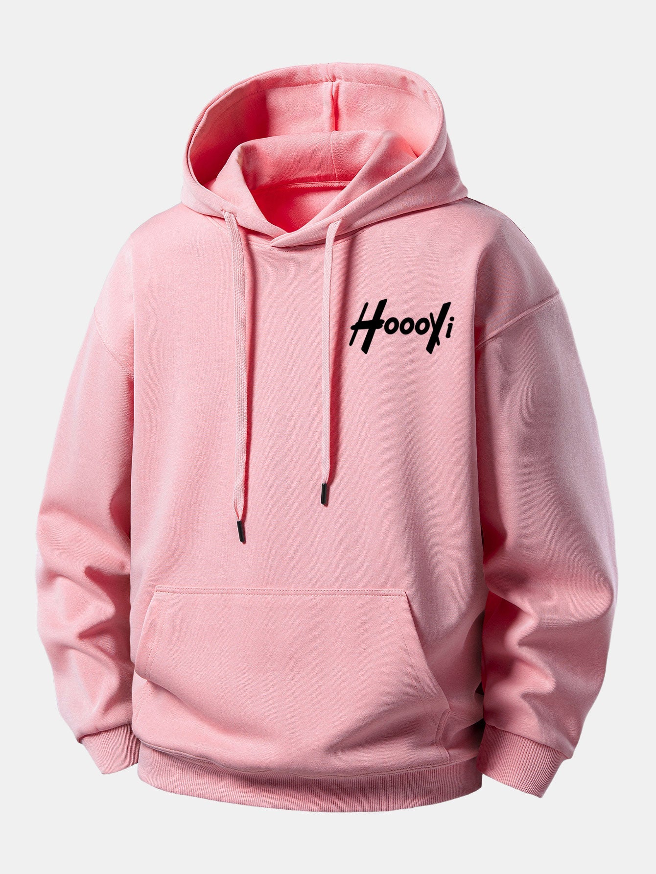 Hoooyi Print Relax Fit Hoodie