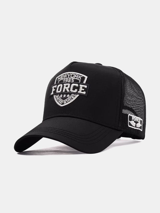 FORCE Letter Mesh Cap Outdoor Sun Hat