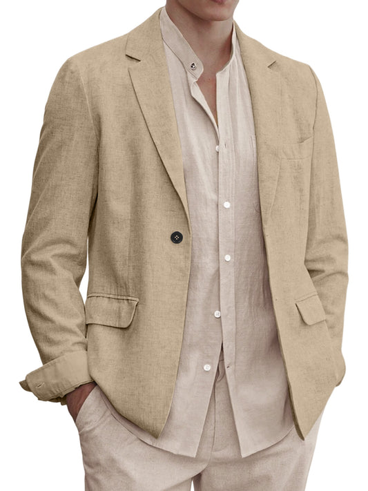 Men's Solid Color Comfortable Everyday Blazer