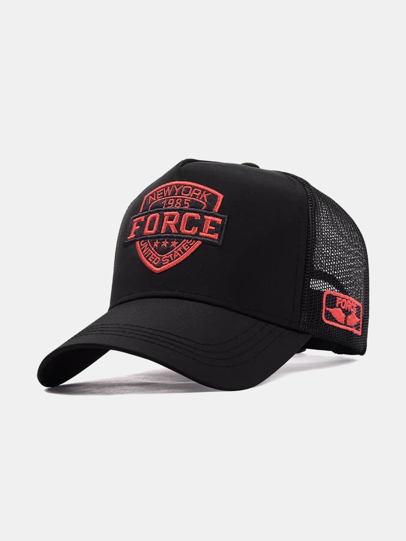FORCE Letter Mesh Cap Outdoor Sun Hat