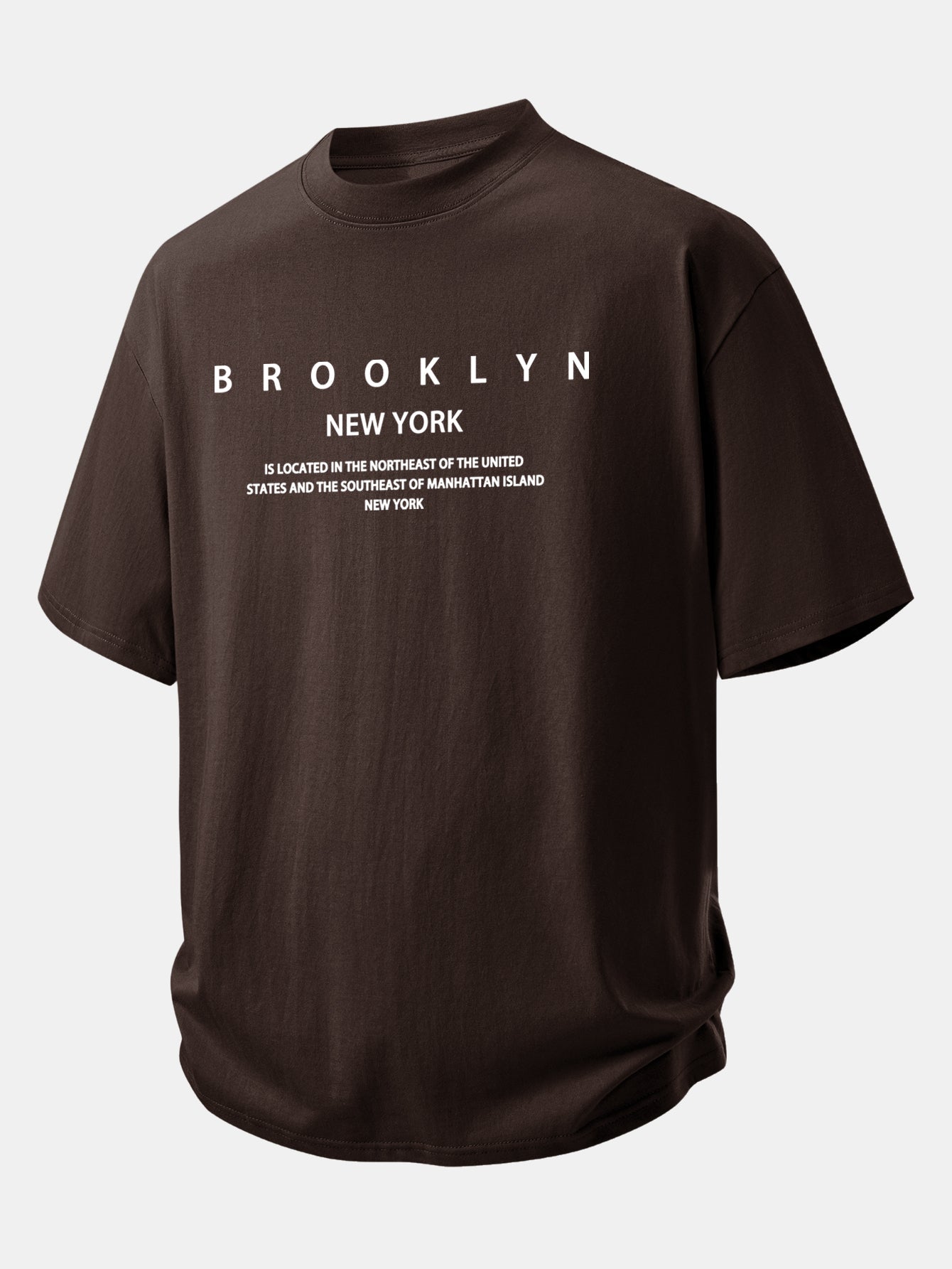Relax Fit Brooklyn Print Cotton T-Shirt