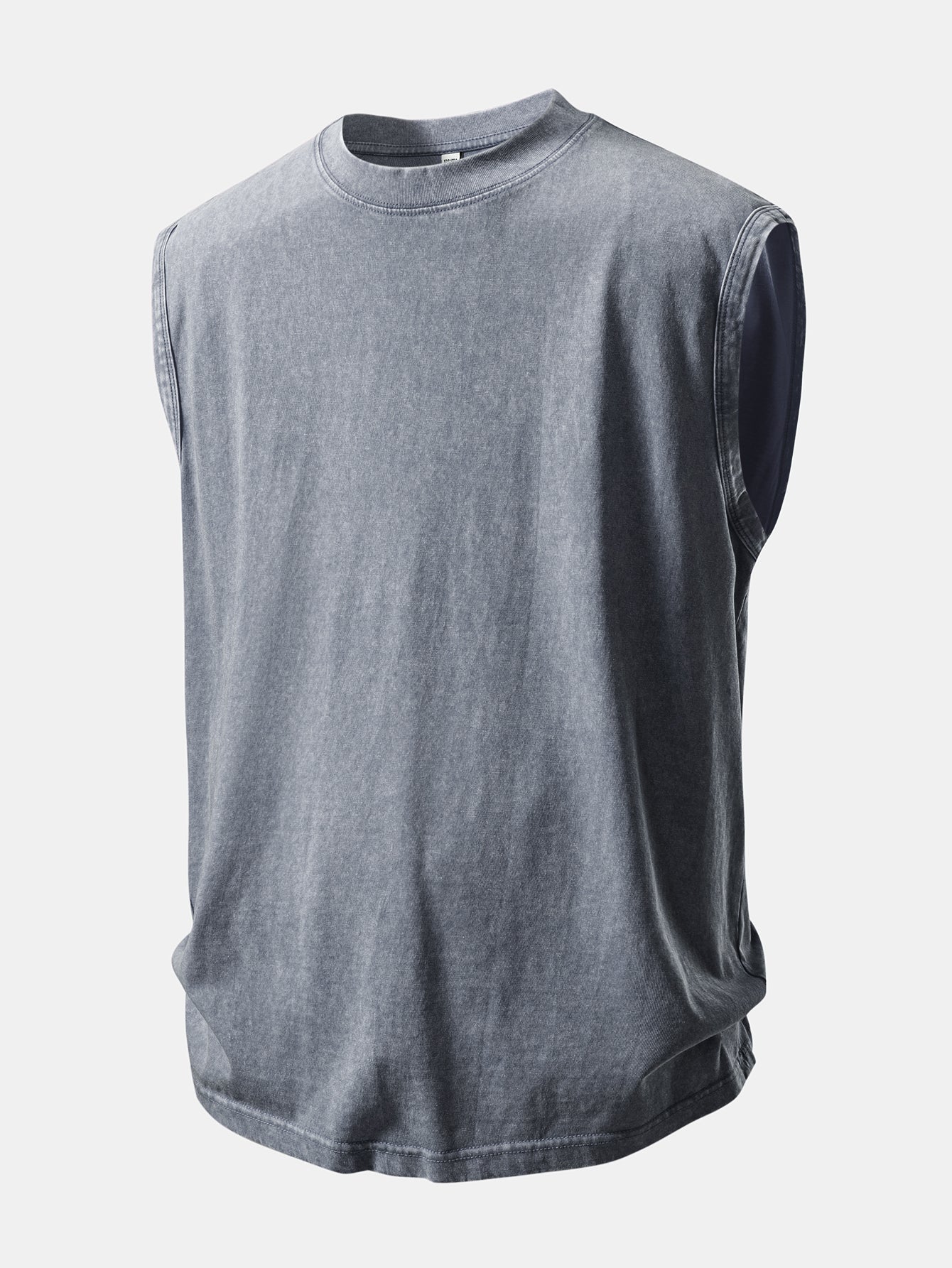 Washed Distressed Tank Top
