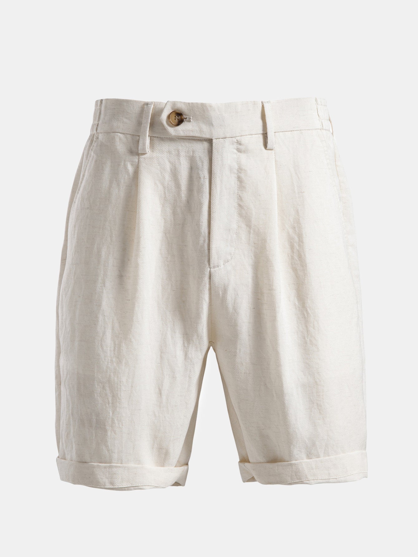 Relaxed Pleated Tailored Shorts