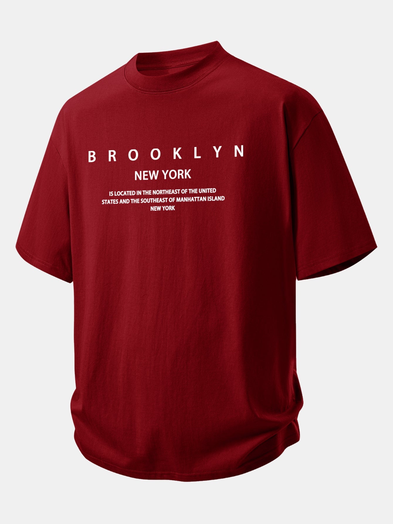 Relax Fit Brooklyn Print Cotton T-Shirt