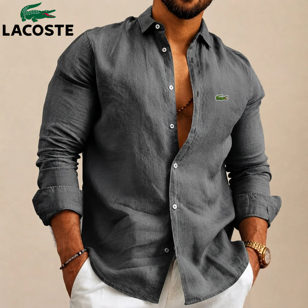 ™ Men's Relaxed Fit Linen Button-Up Shirt
