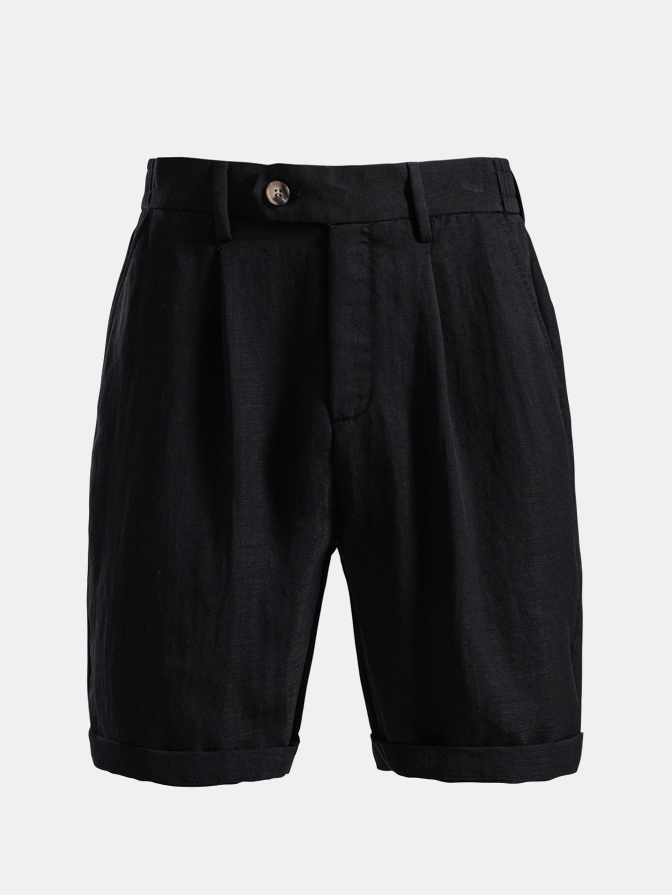Relaxed Pleated Tailored Shorts