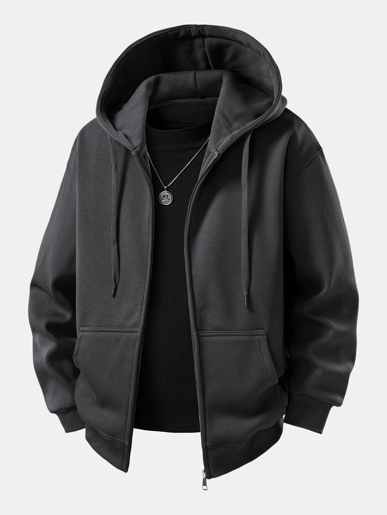 Basic Zip-Up Hoodie
