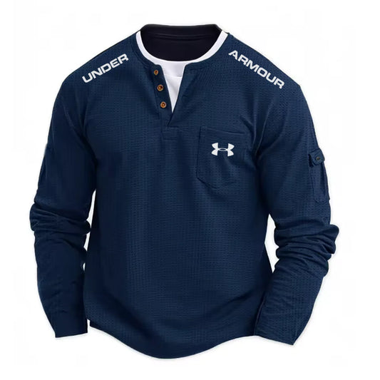 UA™ Men’s Waffle Knit Henley Shirt