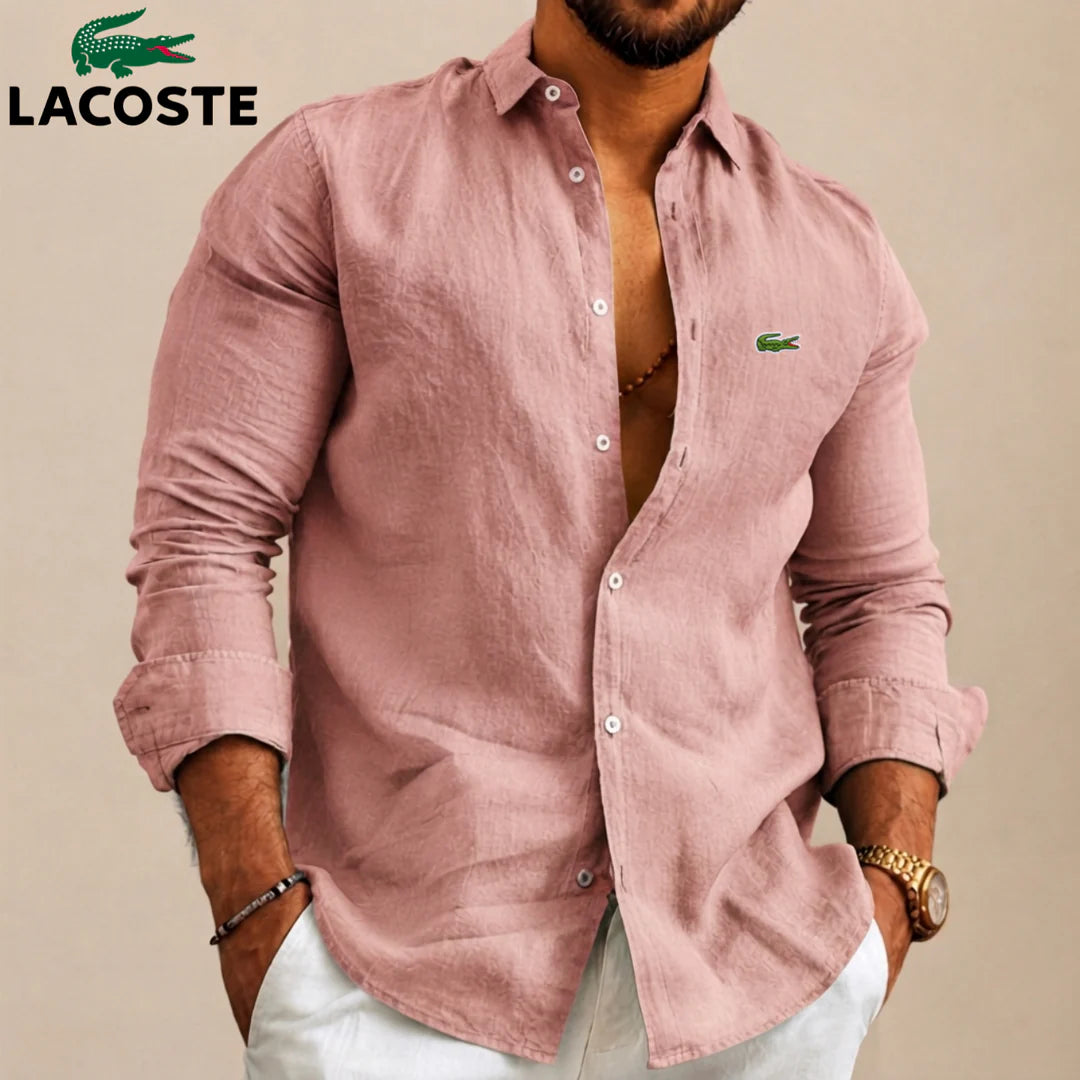 ™ Men's Relaxed Fit Linen Button-Up Shirt