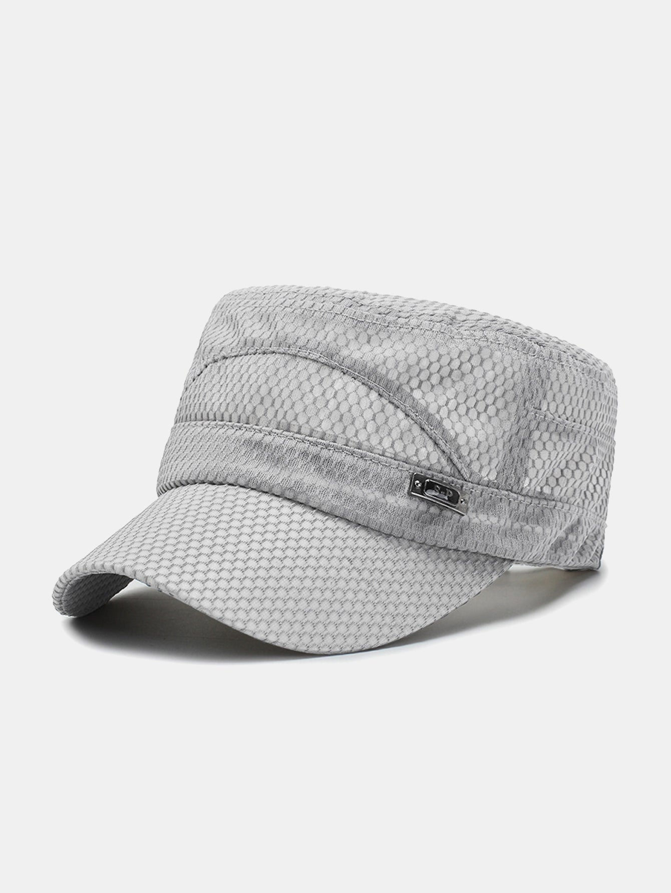 Summer Flat Cap Breathable Mesh Sun Hat For Outdoor Casual Wear
