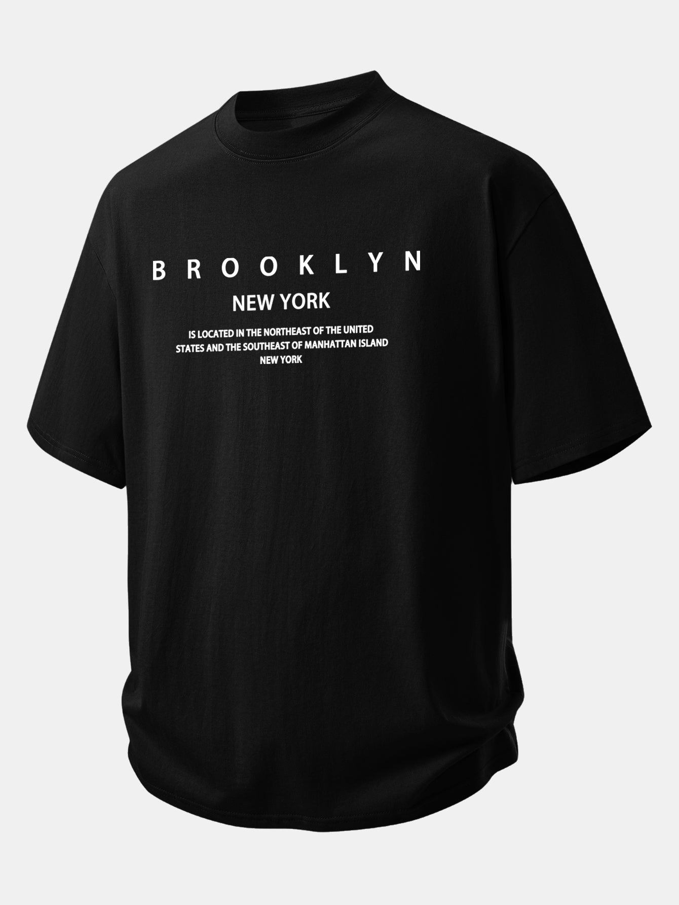 Relax Fit Brooklyn Print Cotton T-Shirt