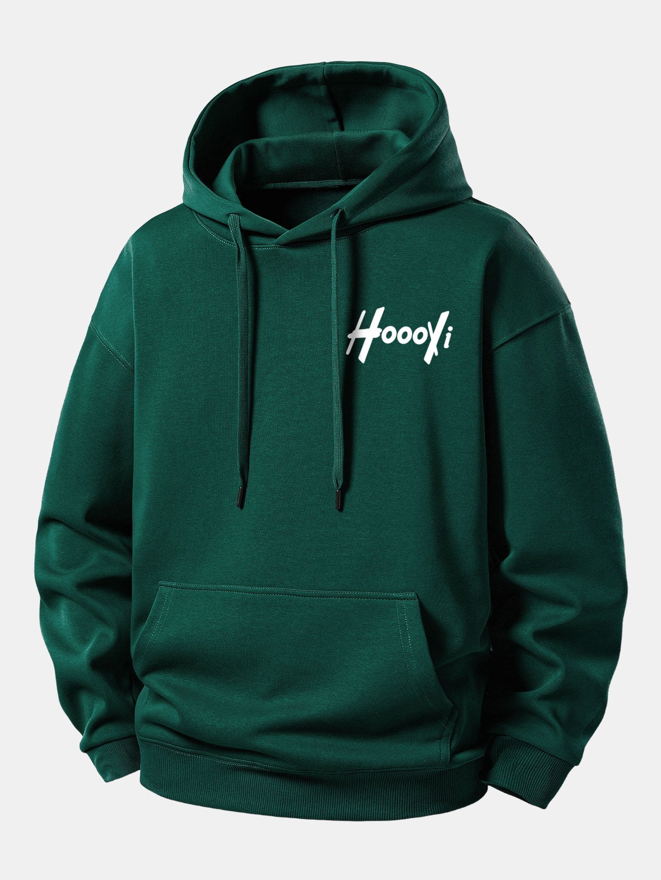 Hoooyi Print Relax Fit Hoodie