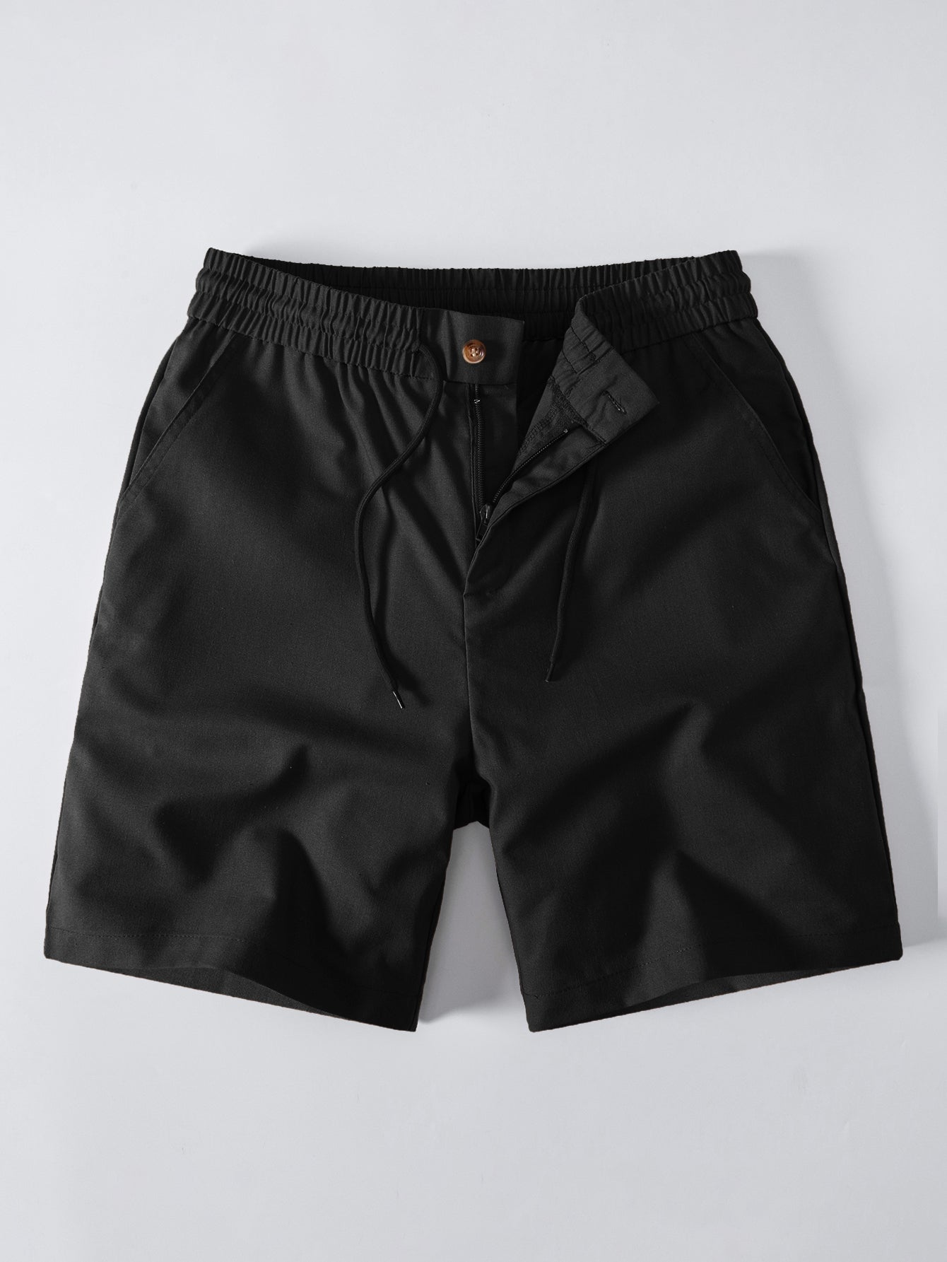 Linen Drawstring Shorts