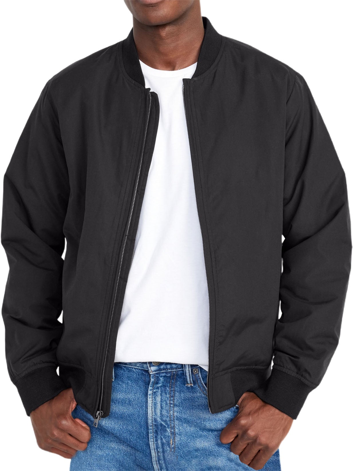 Men's Pocket Zipper Bomber Jacket