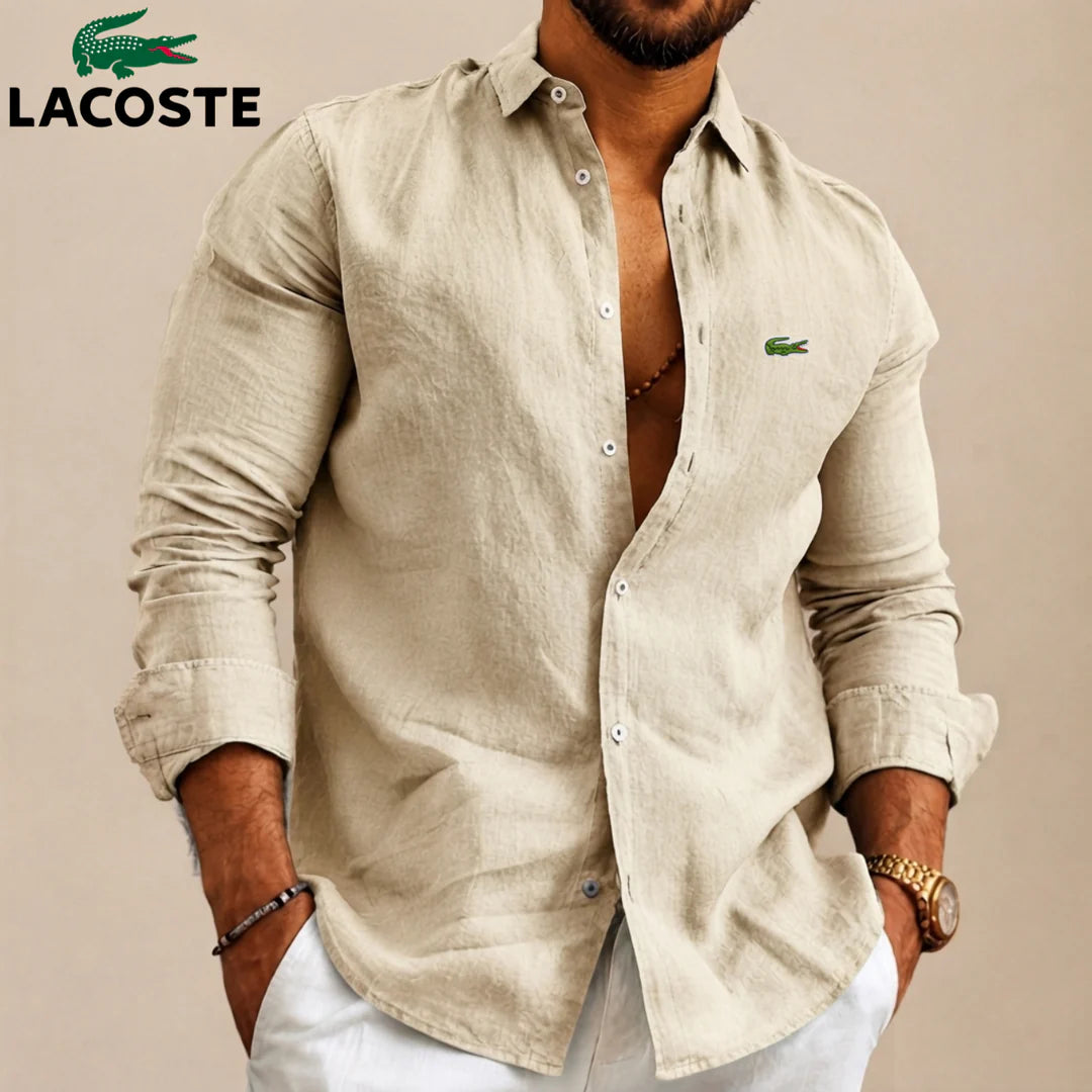 ™ Men's Relaxed Fit Linen Button-Up Shirt